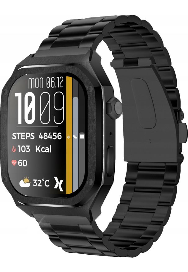 Smartwatch Maxcom Smartwatch Maxcom FW65 Iron S Amoled 1,95 Wodoodporny Czarny. Rodzaj zegarka: smartwatch. Kolor: czarny