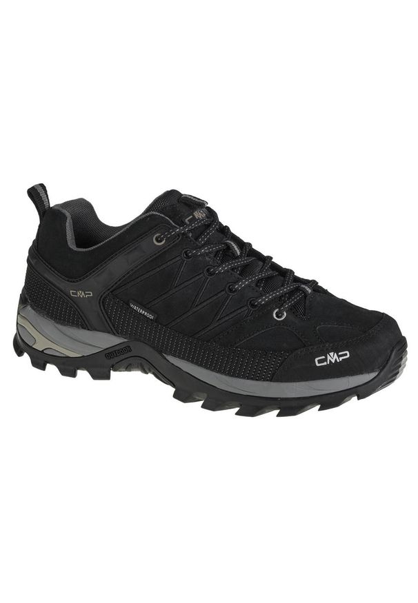 Buty trekkingowe męskie CMP Rigel. Zapięcie: sznurówki. Kolor: wielokolorowy, czarny, szary. Materiał: tkanina, materiał, skóra, syntetyk. Szerokość cholewki: normalna