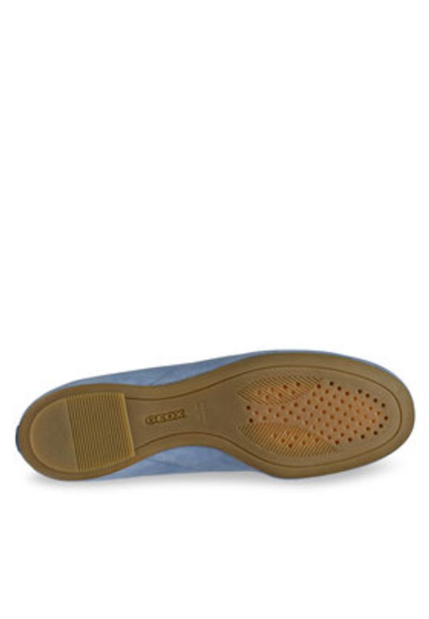 Geox Lordsy D Palmaria D45MUJ 00021 C4003 Niebieski. Kolor: niebieski. Materiał: zamsz, skóra