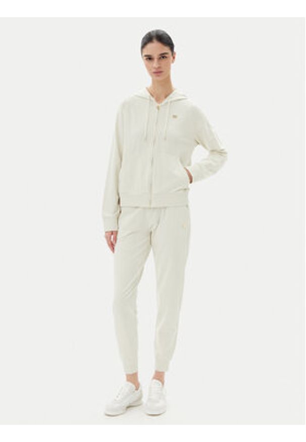 EA7 Emporio Armani Bluza 7W000078 AF13135 U1112 Beżowy Regular Fit. Kolor: beżowy. Materiał: bawełna