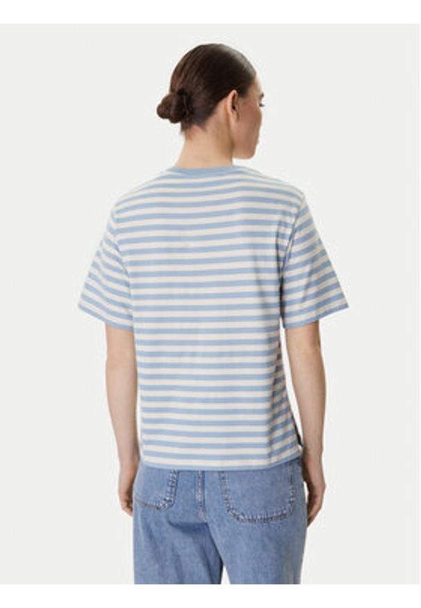 Weekend Max Mara T-Shirt Venaco 2615971031 Błękitny Relaxed Fit. Kolor: niebieski. Materiał: bawełna