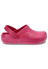 Big-Star - Różowe Klapki Big Star Wodoodporne Buty Damskie. Okazja: na plażę. Kolor: różowy. Wzór: aplikacja. Sezon: lato. Styl: sportowy, elegancki #4