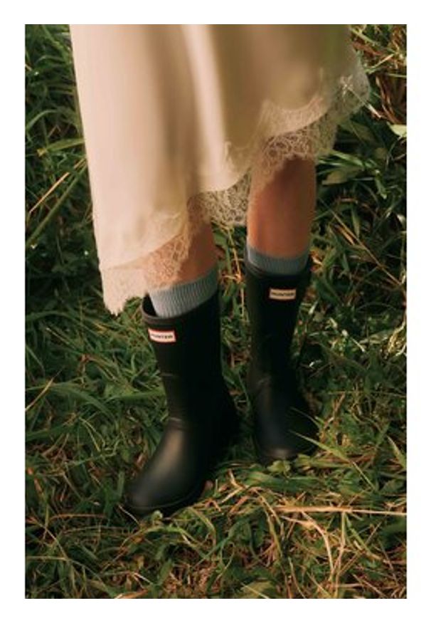 Hunter Kalosze HFW-002 Czarny. Kolor: czarny. Materiał: kauczuk