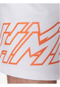 John Richmond Szorty sportowe UMP23012BE Biały Regular Fit. Kolor: biały. Materiał: bawełna. Styl: sportowy #4