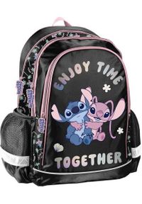 Paso - Plecak szkolny Stitch BeUniq 3-komory wodoodporny1-5 klasa Disney. Wzór: motyw z bajki