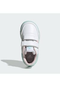 Adidas - Tensaur Hook and Loop Shoes. Kolor: biały, różowy, niebieski, wielokolorowy. Materiał: materiał