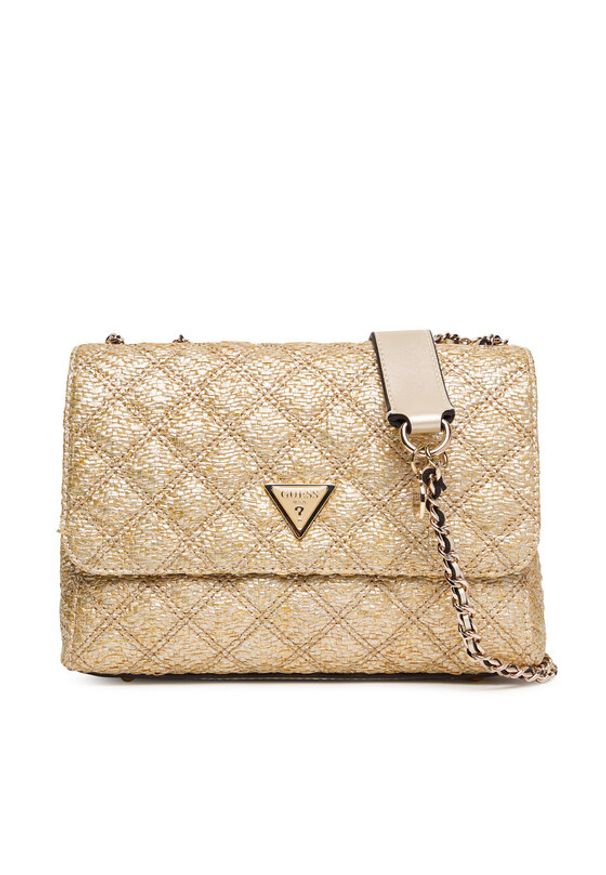 Guess Torebka Giully II HWQW96 73200 Złoty. Kolor: złoty