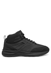 Geox Sneakersy U Senales B Abx U56M2C 0EK3R C9999 Czarny. Kolor: czarny. Materiał: skóra