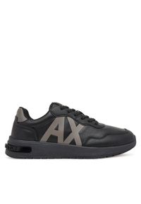 Armani Exchange Sneakersy XM001683 AF17360 FC074 Czarny. Kolor: czarny. Materiał: skóra #1