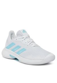 Adidas - adidas Buty CourtJam Control Tennis Shoes HP7420 Biały. Kolor: biały. Materiał: materiał
