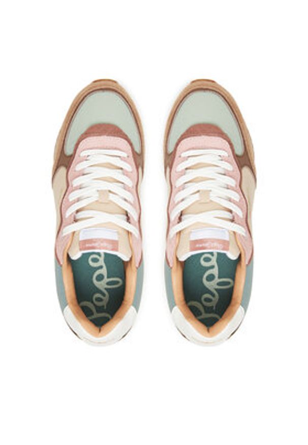 Pepe Jeans Sneakersy Rusper Combi W PLS600006 Kolorowy. Materiał: materiał. Wzór: kolorowy