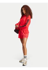 Adidas - adidas Bluza Essentials 3-Stripes IS6997 Czerwony Regular Fit. Kolor: czerwony. Materiał: syntetyk #7