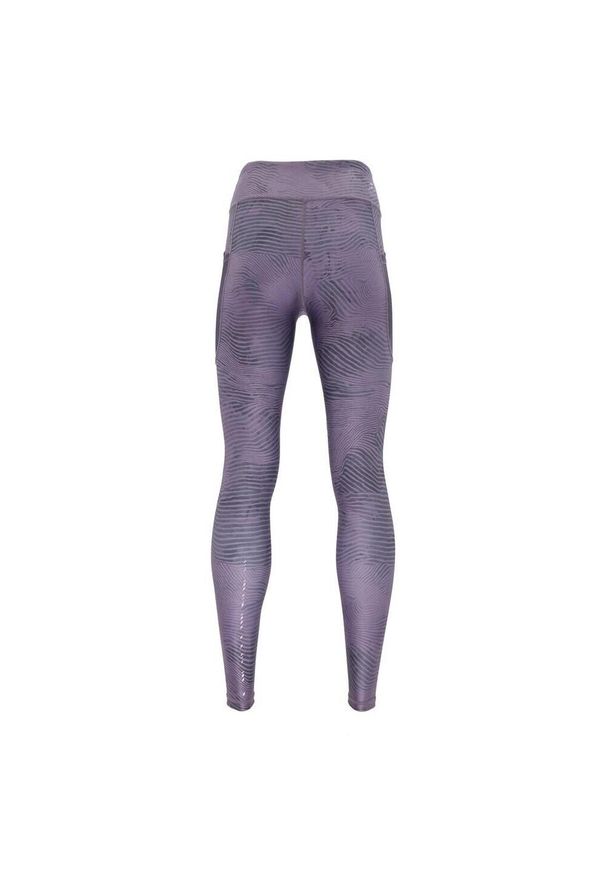 Legginsy sportowe dmaskie Silvini Veroli. Kolor: czerwony, wielokolorowy, fioletowy