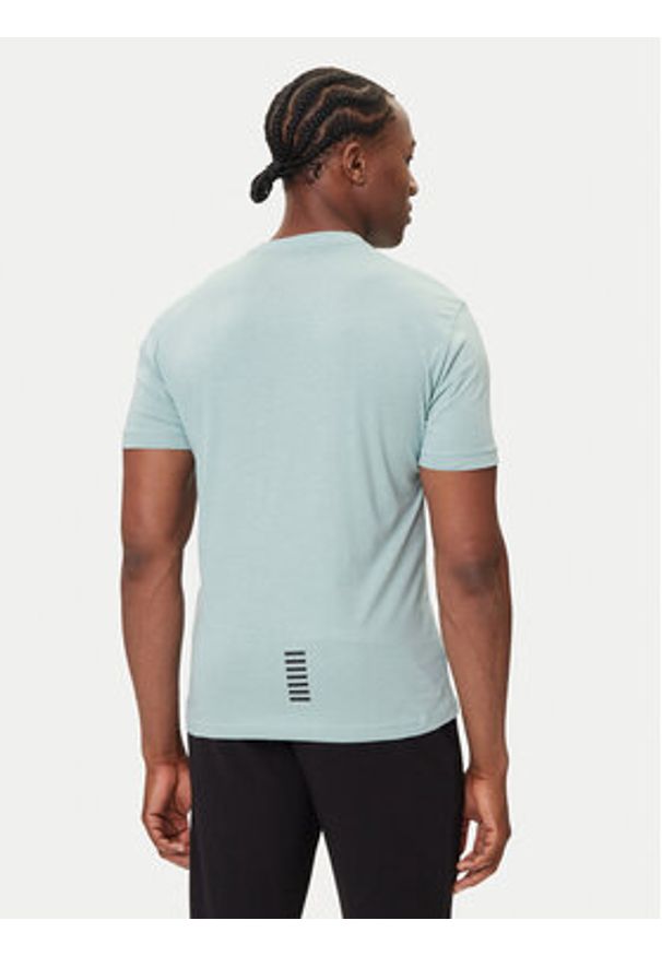 EA7 Emporio Armani T-Shirt 8NPT25 PJVPZ U9066 Niebieski Regular Fit. Kolor: niebieski. Materiał: bawełna