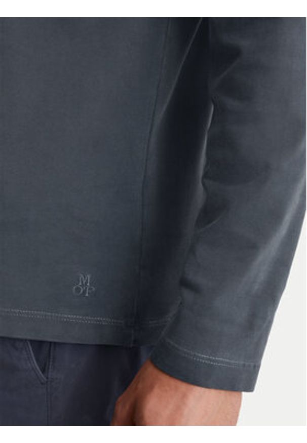 Marc O'Polo Longsleeve B21 2236 52006 Granatowy Regular Fit. Typ kołnierza: polo. Kolor: niebieski. Materiał: bawełna. Długość rękawa: długi rękaw