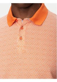 INDICODE Polo Mauricus 41-046 Różowy Regular Fit. Typ kołnierza: polo. Kolor: pomarańczowy. Materiał: bawełna #3