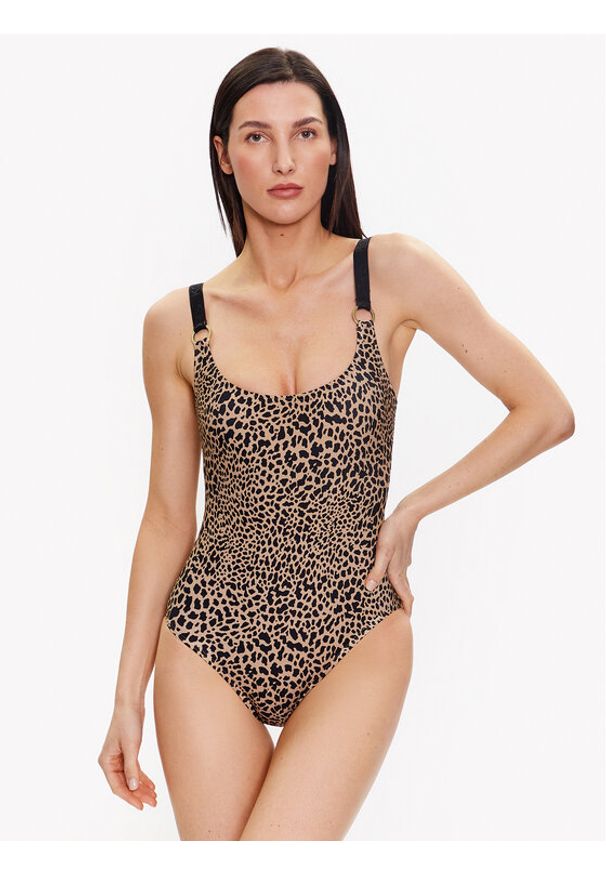 MICHAEL Michael Kors Strój kąpielowy Abstract Animal MM3K604 Zielony. Kolor: zielony. Materiał: syntetyk