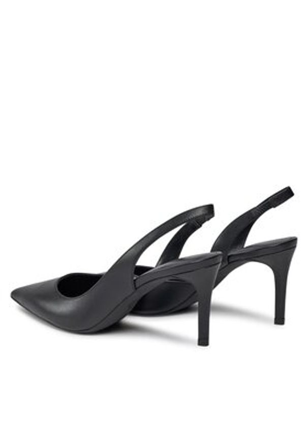MICHAEL Michael Kors Szpilki Alina Flex Sling Pump 40R4HNMP1L Czarny. Kolor: czarny. Materiał: skóra. Obcas: na szpilce