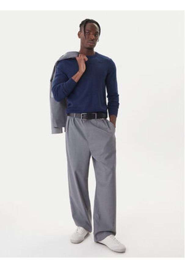 Robe di Kappa Sweter Lamb Bimberke 670477X Granatowy Regular Fit. Kolor: niebieski. Materiał: wełna