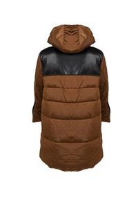 Pinko Parka "Rocky 1" | 1G16AY Y75R | Kobieta | Brązowy. Typ kołnierza: kaptur. Kolor: brązowy. Materiał: poliamid. Sezon: lato. Styl: elegancki #4