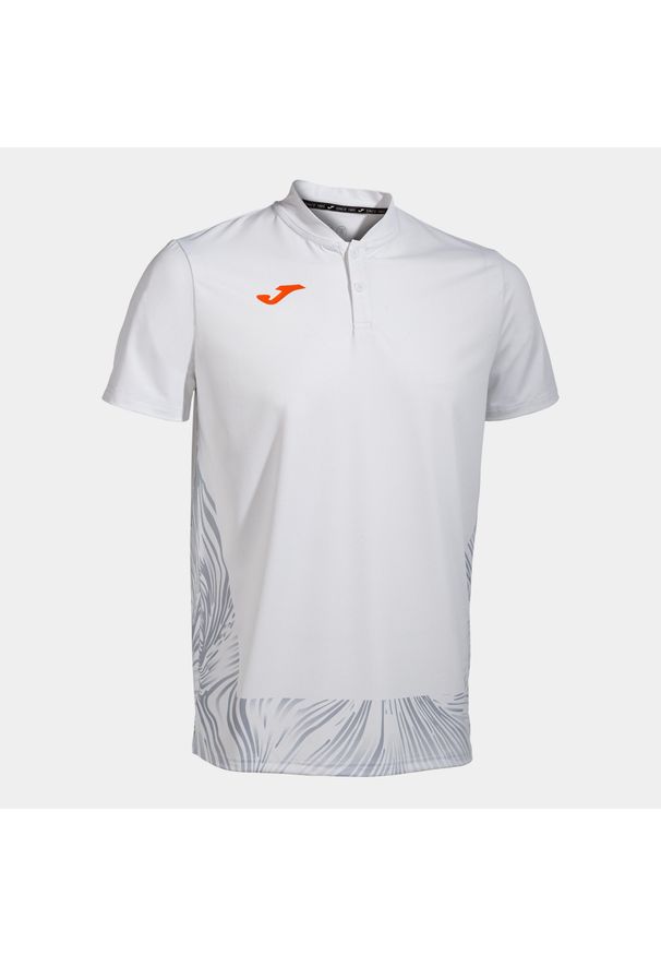 Koszulka treningowa męska Joma Challenge. Typ kołnierza: polo. Kolor: biały. Materiał: poliester. Sport: tenis