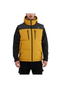 FUNDANGO - Kamizelka męska Fundango Laurel Padded. Kolor: żółty