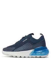 Geox Sneakersy J Activart Illuminus J45LYA 0149J C4002 M Granatowy. Kolor: niebieski. Materiał: materiał