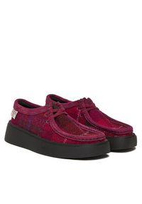 Clarks Półbuty Torview W 26184947 Fioletowy. Kolor: fioletowy. Materiał: materiał #6
