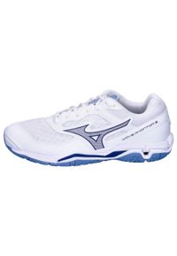 Buty halowe Mizuno Wave Phantom. Kolor: niebieski, wielokolorowy, biały. Model: Mizuno Wave. Sport: piłka ręczna #2