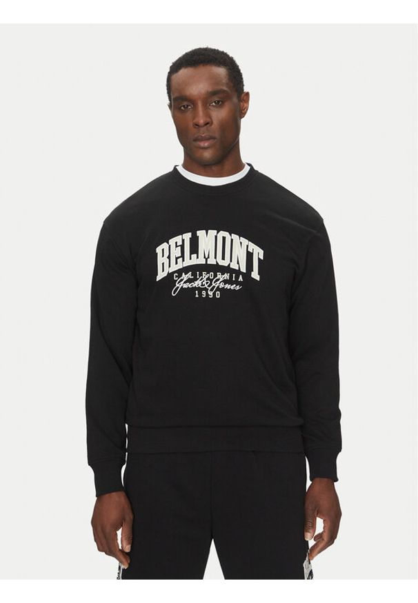 Jack & Jones - Jack&Jones Bluza Detroit 12268470 Czarny Relaxed Fit. Kolor: czarny. Materiał: bawełna