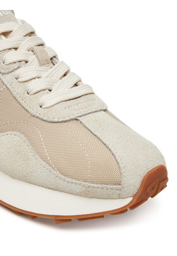 Hugo - HUGO Sneakersy Kiria 50548131 Beżowy. Kolor: beżowy. Materiał: materiał