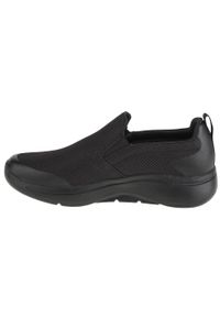 skechers - Buty do chodzenia męskie, Skechers Go Walk Arch Fit-Togpath. Kolor: czarny. Sport: turystyka piesza