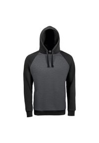 SOL'S - Bluza Z Kapturem Unisex Dla Dorosłych Seattle. Typ kołnierza: kaptur. Kolor: wielokolorowy, czarny, szary