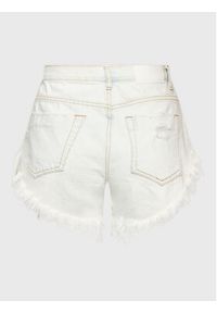 Glamorous Szorty jeansowe KA6744B Biały Regular Fit. Kolor: biały. Materiał: jeans, bawełna #3