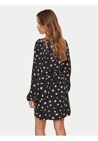 Vila Sukienka codzienna Lana 14095666 Czarny Regular Fit. Okazja: na co dzień. Kolor: czarny. Materiał: wiskoza. Typ sukienki: proste. Styl: casual #5