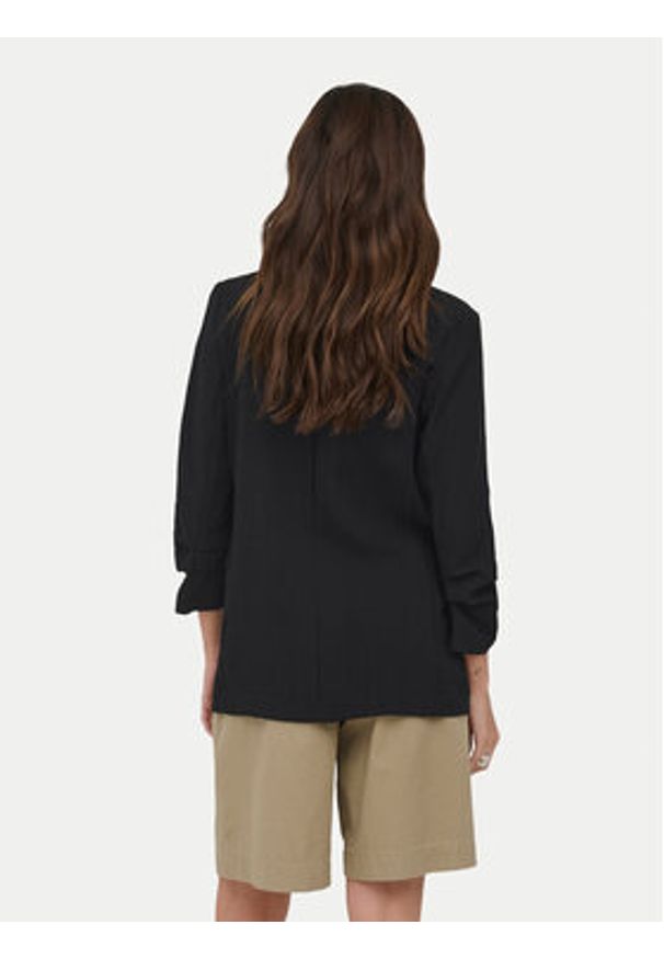 only - ONLY Marynarka Lita 15370275 Czarny Regular Fit. Kolor: czarny. Materiał: wiskoza