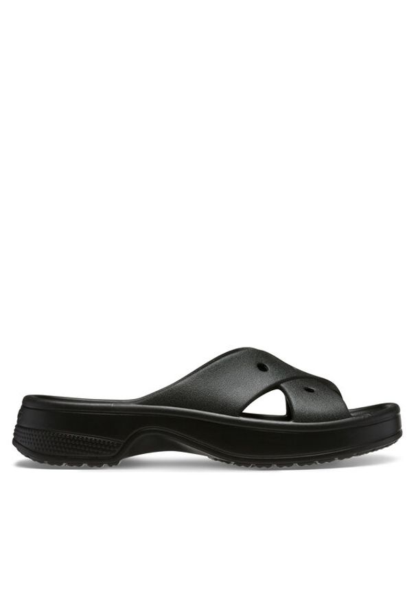 Crocs Klapki Classic Women's Cross Strap 210840 Czarny. Kolor: czarny