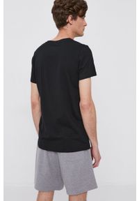 Resteröds T-shirt bawełniany (2-pack) kolor czarny gładki. Okazja: na co dzień. Kolor: czarny. Materiał: bawełna. Wzór: gładki. Styl: casual #4