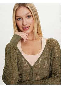 Guess Sweter Clarissa W4GR14 Z3E22 Zielony Regular Fit. Kolor: zielony. Materiał: wiskoza #5