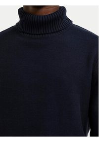 Selected Homme Golf 16086644 Granatowy Regular Fit. Typ kołnierza: golf. Kolor: niebieski. Materiał: bawełna #3