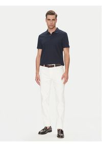 Calvin Klein Polo LV04LC239G Granatowy Regular Fit. Typ kołnierza: polo. Kolor: niebieski. Materiał: bawełna #5
