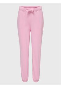Kids Only - Kids ONLY Spodnie dresowe 15246735 Różowy Regular Fit. Kolor: różowy. Materiał: dresówka, bawełna