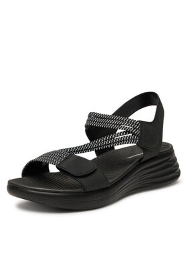 Clara Barson Sandały R24AW02734 Czarny. Kolor: czarny. Materiał: materiał, syntetyk