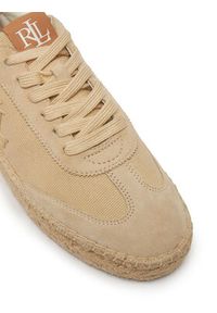 Lauren Ralph Lauren - LAUREN RALPH LAUREN Espadryle Luize 802959231003 Beżowy. Kolor: beżowy. Materiał: skóra, zamsz