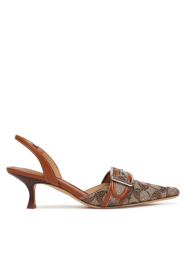 Czółenka Coach. Kolor: brązowy