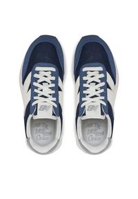New Balance Sneakersy GS370AG Granatowy. Kolor: niebieski. Materiał: zamsz, skóra
