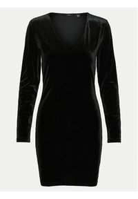 Vero Moda Sukienka koktajlowa Effie 10317001 Czarny Slim Fit. Kolor: czarny. Materiał: welur. Styl: wizytowy #3