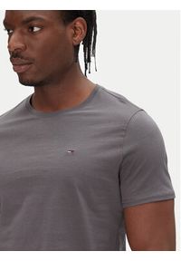 Tommy Jeans T-Shirt DM0DM04411 Szary Slim Fit. Kolor: szary. Materiał: bawełna #3