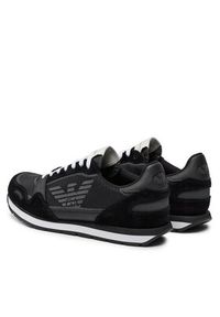 Emporio Armani Sneakersy X4X537 XM678 N639 Czarny. Kolor: czarny. Materiał: materiał #3