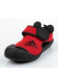 Adidas - Sandały adidas Jr F35863 czerwone. Zapięcie: rzepy. Kolor: czerwony. Materiał: guma, syntetyk, materiał #4